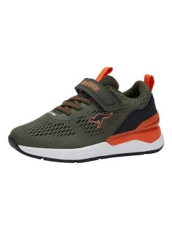 KangaRoos Sneakers "Rule EV" In Khaki/ Orange
