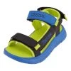 Kappa Sandalen "Kana" In Schwarz/ Blau/ Gelb