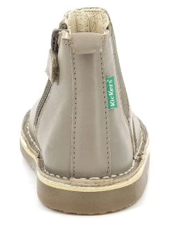 Kickers Leder-Chelsea-Boots "Maelio" In Taupe -Günstiges Schuh Himmel Geschäft kickers leder chelsea boots maelio in taupe 2