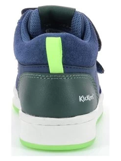 Kickers Sneakers "Bilbon Velc" In Dunkelblau/ Grün -Günstiges Schuh Himmel Geschäft kickers sneakers bilbon velc in dunkelblau grun 2