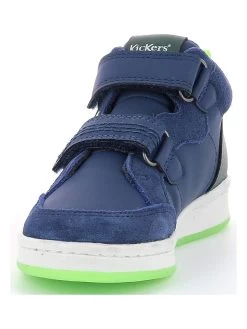 Kickers Sneakers "Bilbon Velc" In Dunkelblau/ Grün -Günstiges Schuh Himmel Geschäft kickers sneakers bilbon velc in dunkelblau grun 5