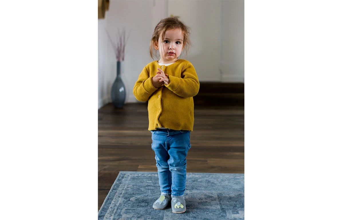 Krabbelschuhe In Elefanten Design 3 Krabbelschuhe In Elefanten Design – Bild 3