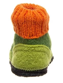 Hüttenschuhe "Dago" In Grün/ Orange 7 Hüttenschuhe "Dago" In Grün/ Orange -Günstiges Schuh Himmel Geschäft kitz pichler huttenschuhe dago in grun orange 2