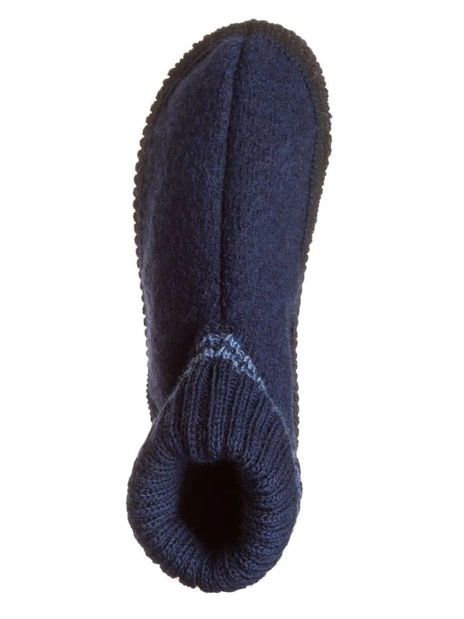 Hüttenschuhe "Kauns" In Dunkelblau 3 Hüttenschuhe "Kauns" In Dunkelblau – Bild 3