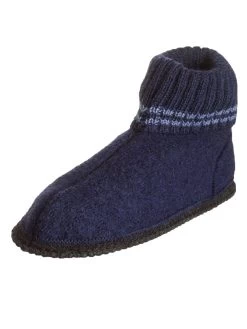 Hüttenschuhe "Kauns" In Dunkelblau