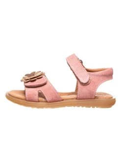 Leder-Sandalen In Rosa