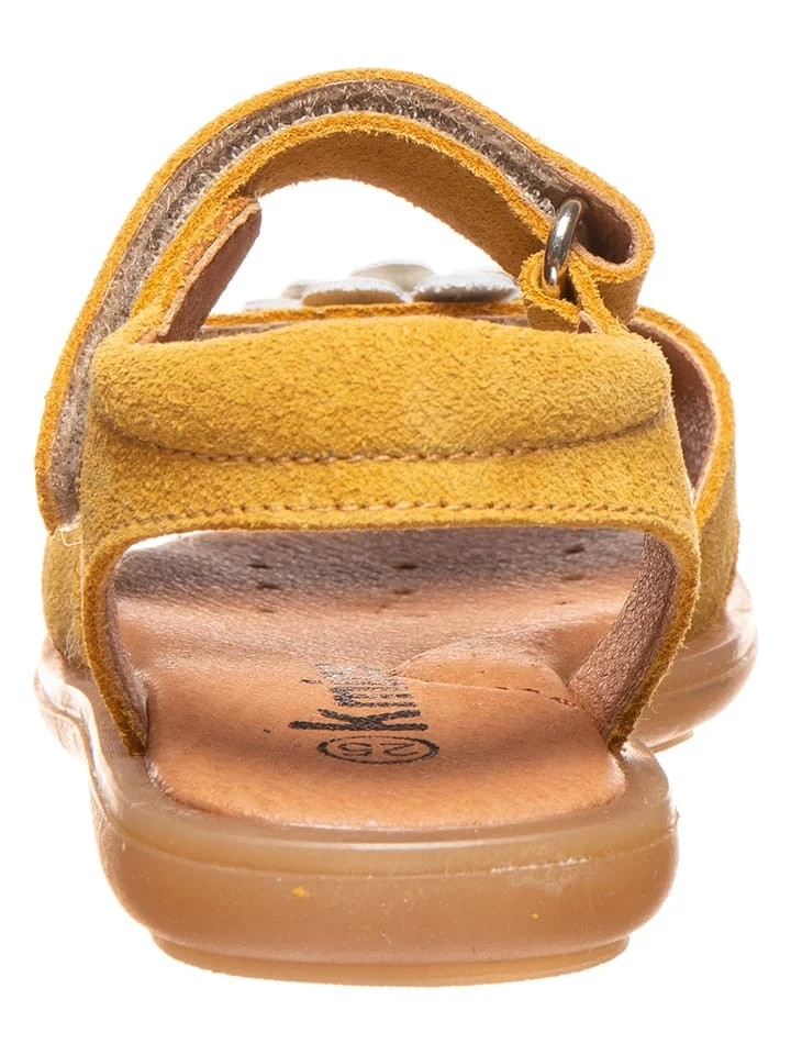 Leder-Sandalen In Senf 3 Leder-Sandalen In Senf – Bild 3