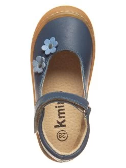 Leder-Spangenballerinas In Dunkelblau -Günstiges Schuh Himmel Geschäft kmins leder spangenballerinas in dunkelblau 3