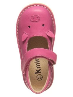 Leder-Spangenballerinas In Pink -Günstiges Schuh Himmel Geschäft kmins leder spangenballerinas in pink 3