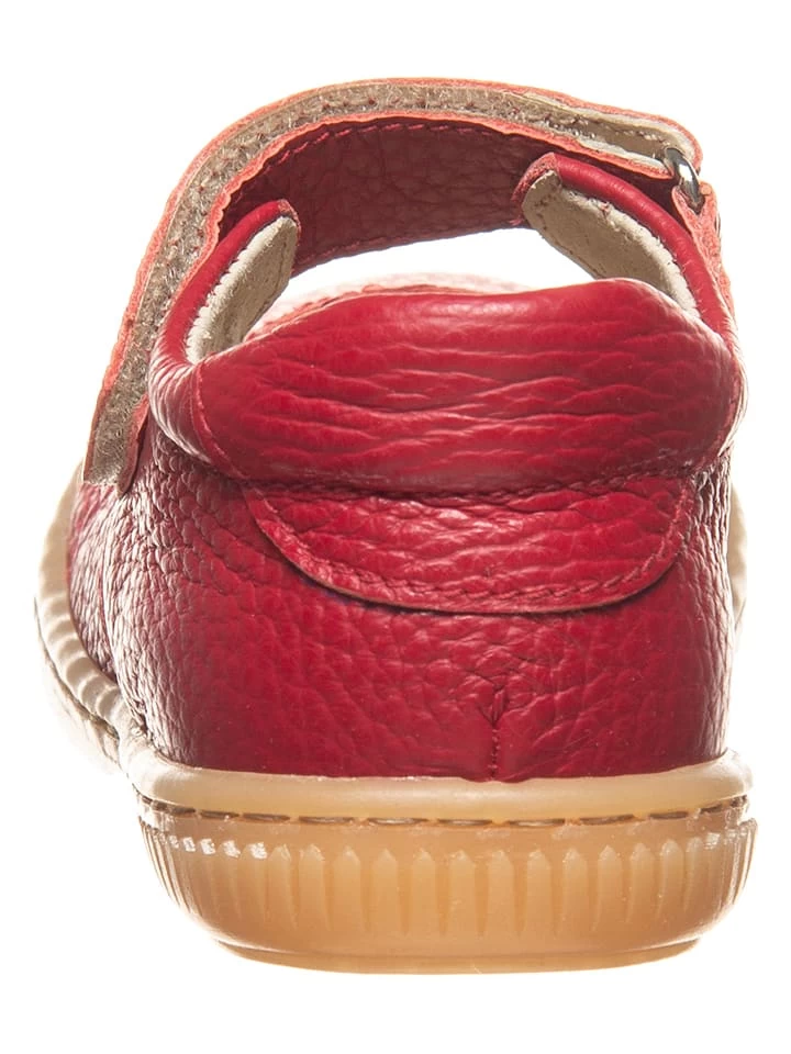 Leder-Spangenballerinas In Rot 3 Leder-Spangenballerinas In Rot – Bild 3