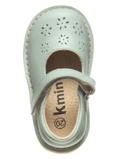 Leder-Spangenballerinas In Türkis -Günstiges Schuh Himmel Geschäft kmins leder spangenballerinas in turkis 3