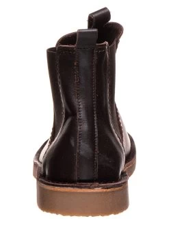 Leder-Chelsea-Boots In Dunkelbraun -Günstiges Schuh Himmel Geschäft kmins woman leder chelsea boots in dunkelbraun 2