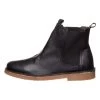Leder-Chelsea-Boots In Schwarz