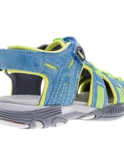 Leder-Halbsandalen In Türkis/ Gelb 13 Leder-Halbsandalen In Türkis/ Gelb -Günstiges Schuh Himmel Geschäft lamino leder halbsandalen in turkis gelb 4