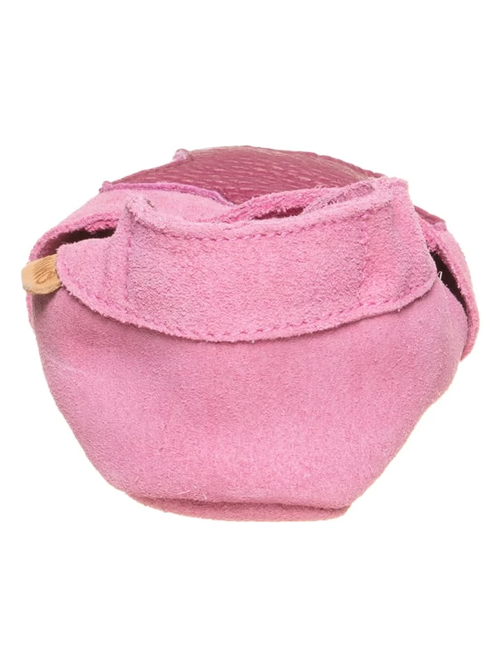 Leder-Krabbelschuhe In Pink 3 Leder-Krabbelschuhe In Pink – Bild 3