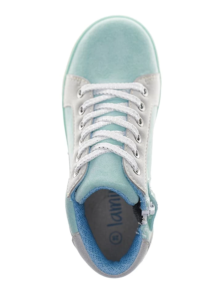 Leder-Sneakers In Türkis 5 Leder-Sneakers In Türkis – Bild 5