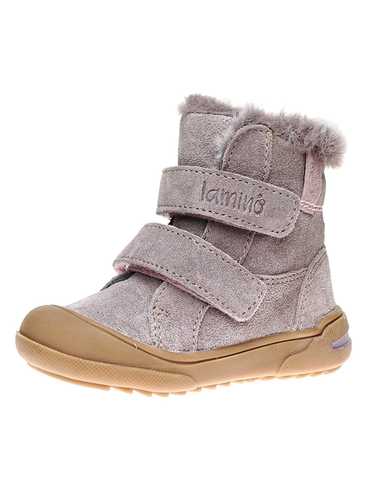 Leder-Winterboots In Mauve 2 Leder-Winterboots In Mauve – Bild 2