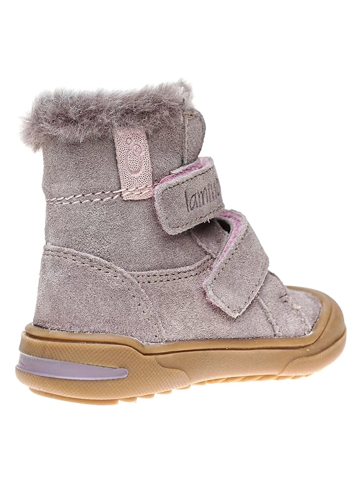 Leder-Winterboots In Mauve 5 Leder-Winterboots In Mauve – Bild 5