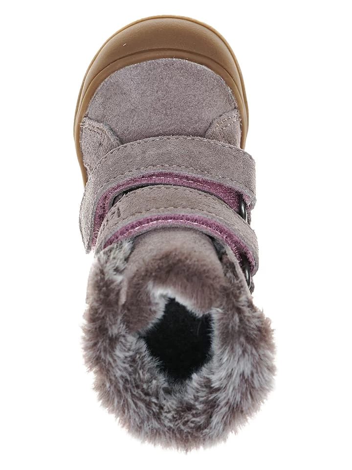Leder-Winterboots In Mauve 6 Leder-Winterboots In Mauve – Bild 6