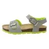 Sandalen In Grau/ Limette