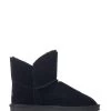 Leder-Winterboots "Peggy" In Schwarz