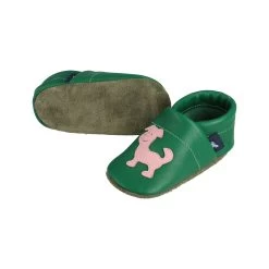 Krabbelschuhe / Lederpuschen Mit Hund In Grün / Rosa 6 Krabbelschuhe / Lederpuschen Mit Hund In Grün / Rosa -Günstiges Schuh Himmel Geschäft pantau its a small world krabbelschuhe lederpuschen mit hund in grun rosa 2