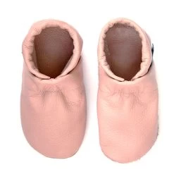 Krabbelschuhe / Lederpuschen Uni Rosa -Günstiges Schuh Himmel Geschäft pantau its a small world krabbelschuhe lederpuschen uni rosa 2