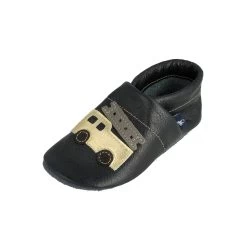 Lauflernschuhe / Lederpuschen Mit Feuerwehr In Blau / Gold -Günstiges Schuh Himmel Geschäft pantau its a small world lauflernschuhe lederpuschen mit feuerwehr in blau gold 3