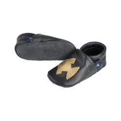 Lauflernschuhe / Lederpuschen Mit Fisch In Blau / Gold -Günstiges Schuh Himmel Geschäft pantau its a small world lauflernschuhe lederpuschen mit fisch in blau gold 2