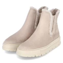 Paul Green Chelsea Boots In Beige