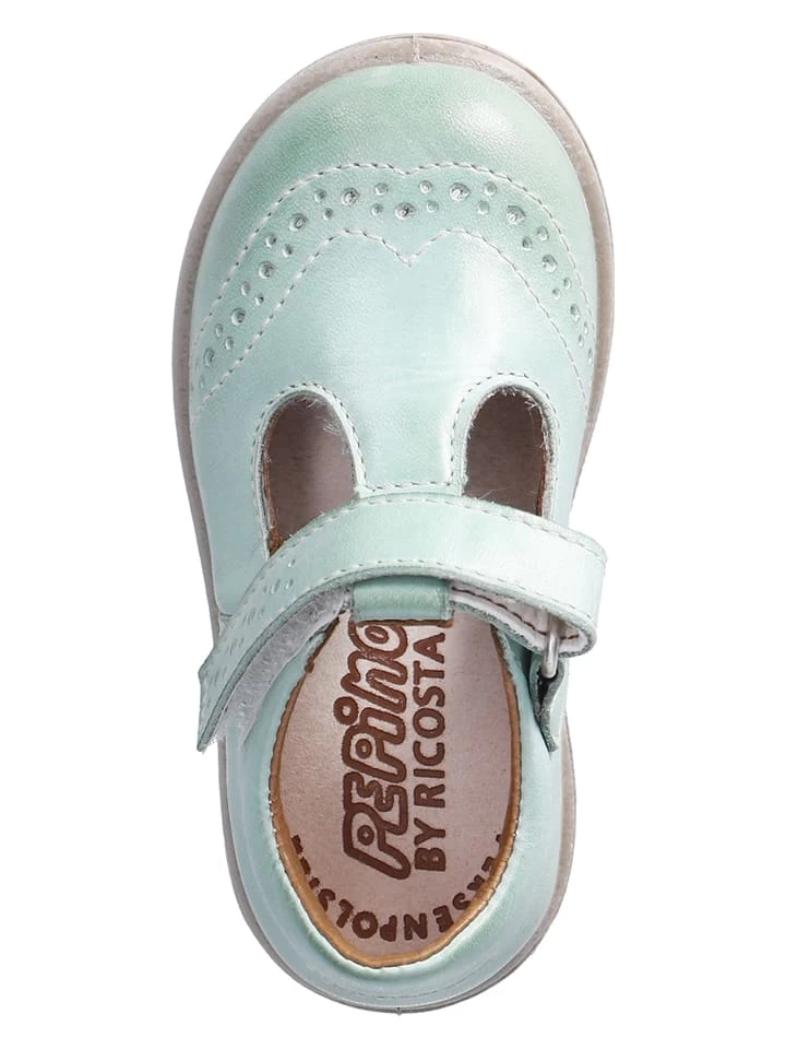 Leder-Halbsandalen "Nini" In Hellgrün 3 Leder-Halbsandalen "Nini" In Hellgrün – Bild 3