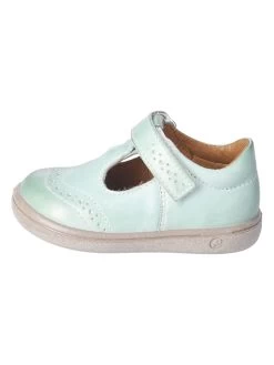 Leder-Halbsandalen "Nini" In Hellgrün