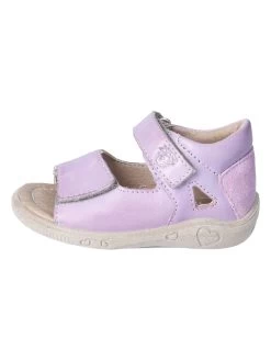 Leder-Sandalen "Taya" In Flieder