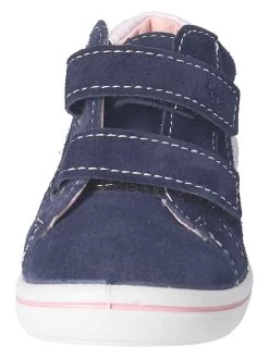 Leder-Sneakers "Cherri" In Dunkelblau/ Rosa -Günstiges Schuh Himmel Geschäft pepino leder sneakers cherri in dunkelblau rosa 2