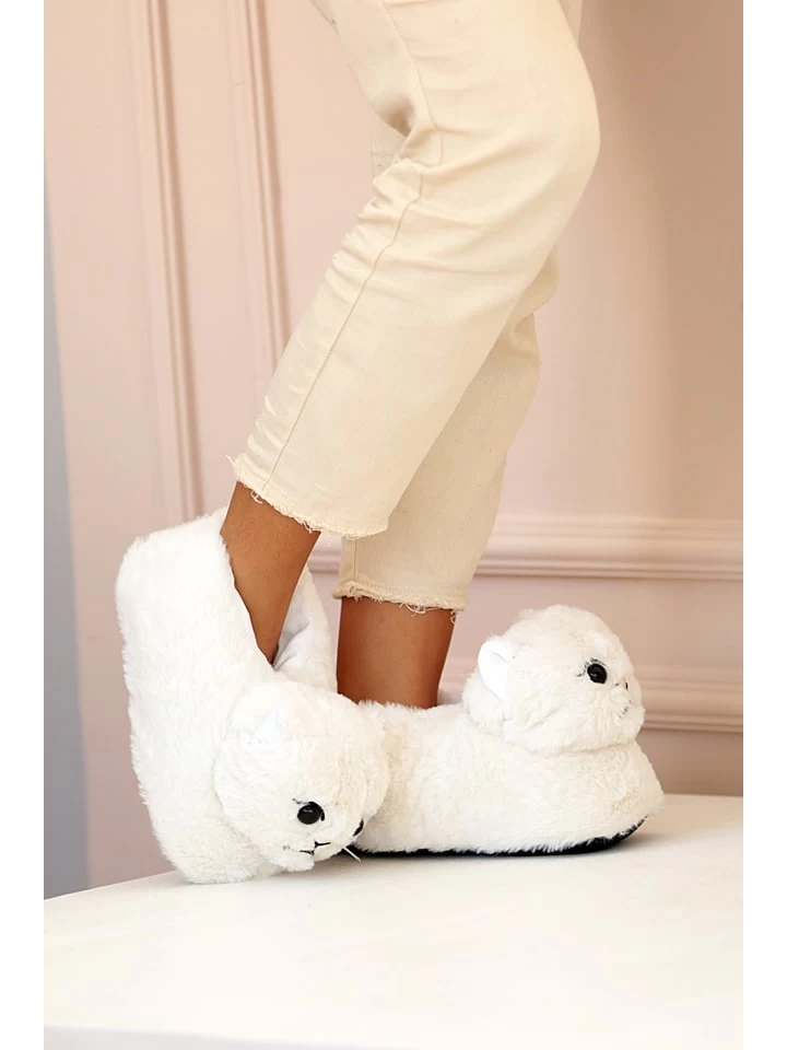 Hausschuhe In Creme 5 Hausschuhe In Creme – Bild 5