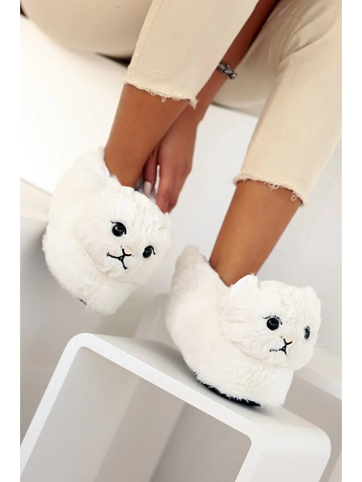 Hausschuhe In Creme 7 Hausschuhe In Creme – Bild 7