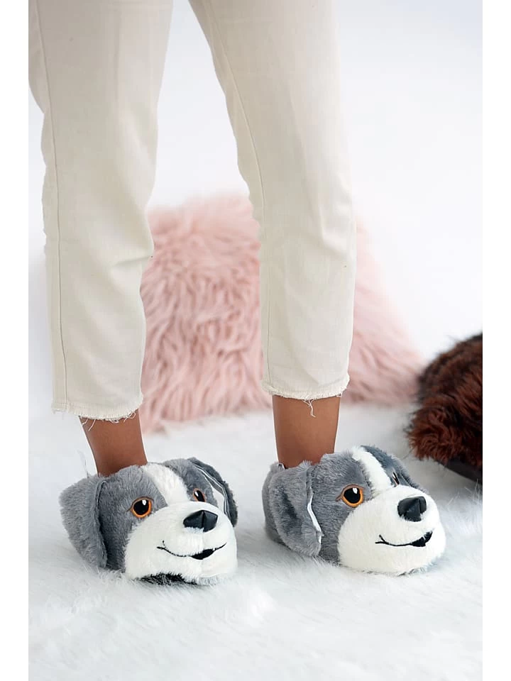 Hausschuhe In Grau 4 Hausschuhe In Grau – Bild 4