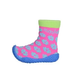 Playshoes Aqua-Socke Blume In Pink
