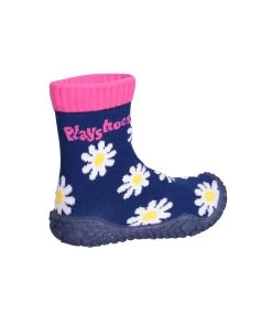 Playshoes Aqua-Socke Margerite In Marine -Günstiges Schuh Himmel Geschäft playshoes aqua socke margerite in marine 2