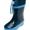 Playshoes Gummistiefel In Dunkelblau/ Hellblau