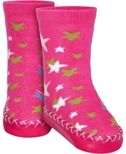 Playshoes Hüttenschuh Sterne In Pink -Günstiges Schuh Himmel Geschäft playshoes huttenschuh sterne in pink 2