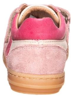 Pom Pom Leder-Sneakers In Rosa/ Weiß -Günstiges Schuh Himmel Geschäft pom pom leder sneakers in rosa weiss 2