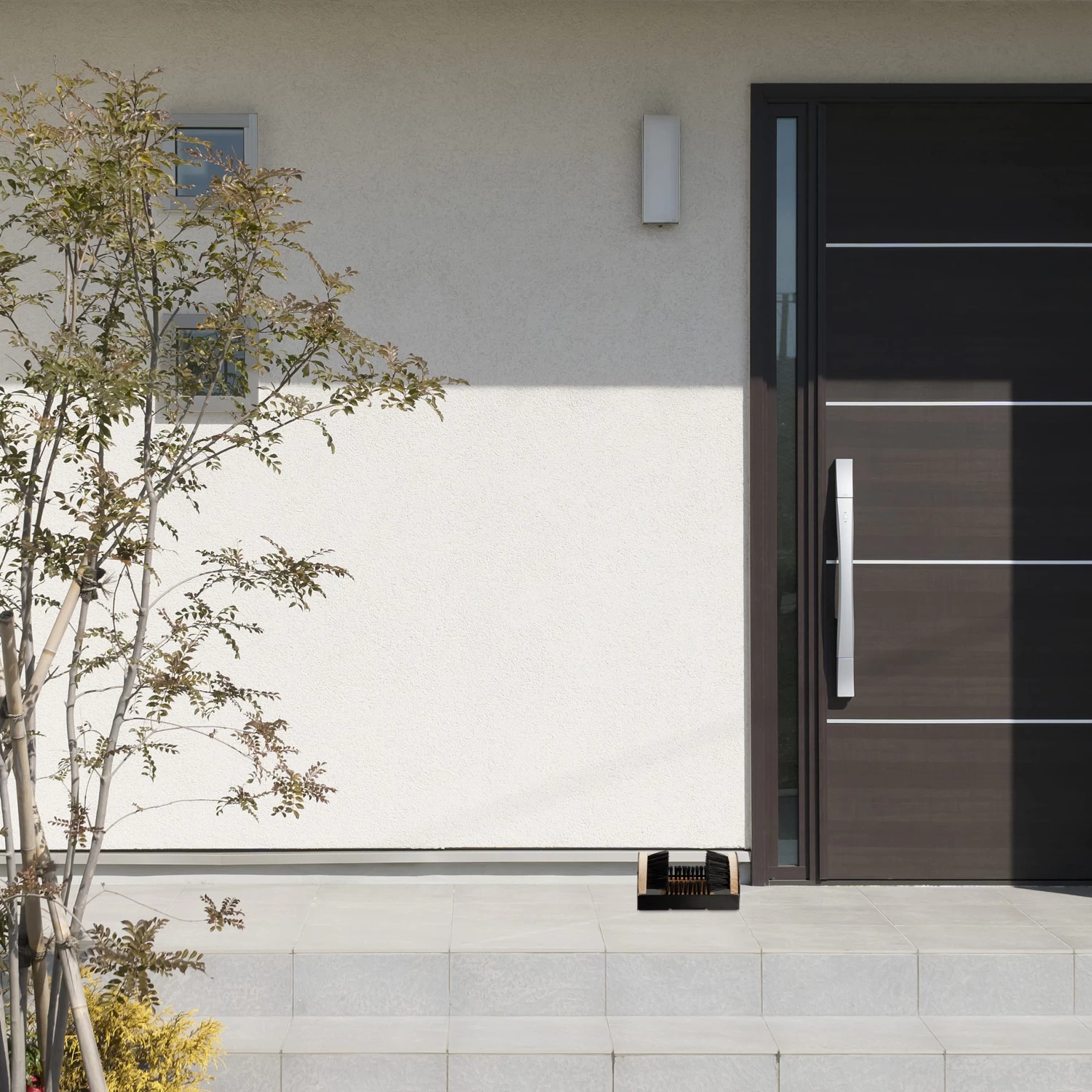 2x Schuhabstreifer In Schwarz/ Natur 5 2x Schuhabstreifer In Schwarz/ Natur – Bild 5