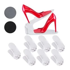 8x Schuhstapler In Weiß