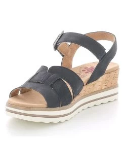 RELIFE Keilsandaletten In Schwarz -Günstiges Schuh Himmel Geschäft relife keilsandaletten in schwarz 2