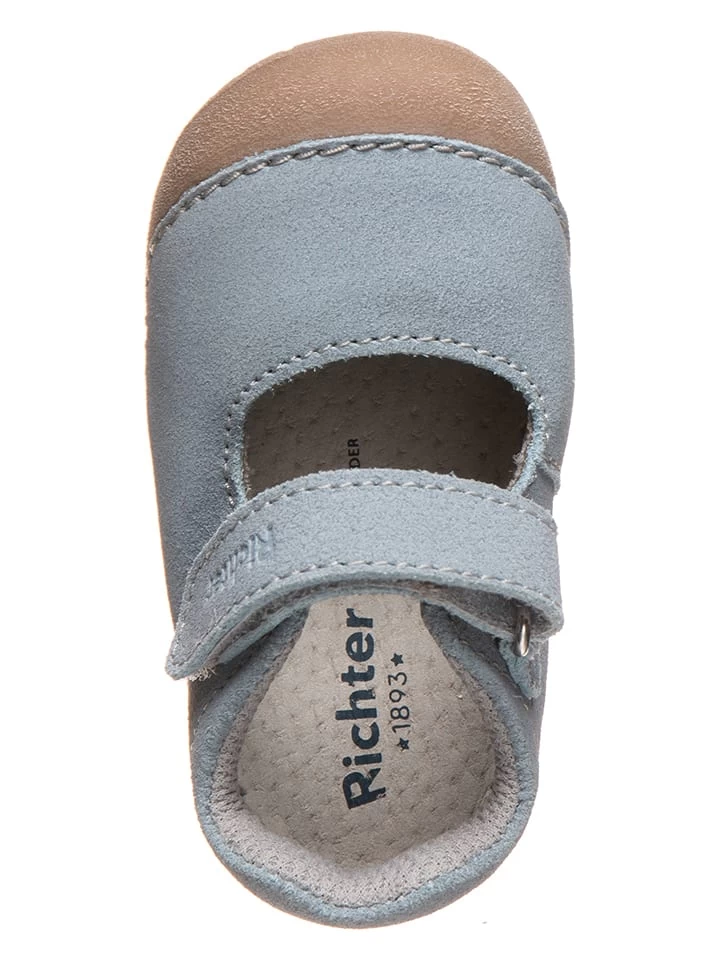 Richter Leder-Ballerinas In Hellblau 4 Richter Leder-Ballerinas In Hellblau – Bild 4