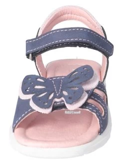 Ricosta Leder-Sandalen "Kelebek" In Dunkelblau -Günstiges Schuh Himmel Geschäft ricosta leder sandalen kelebek in dunkelblau 2