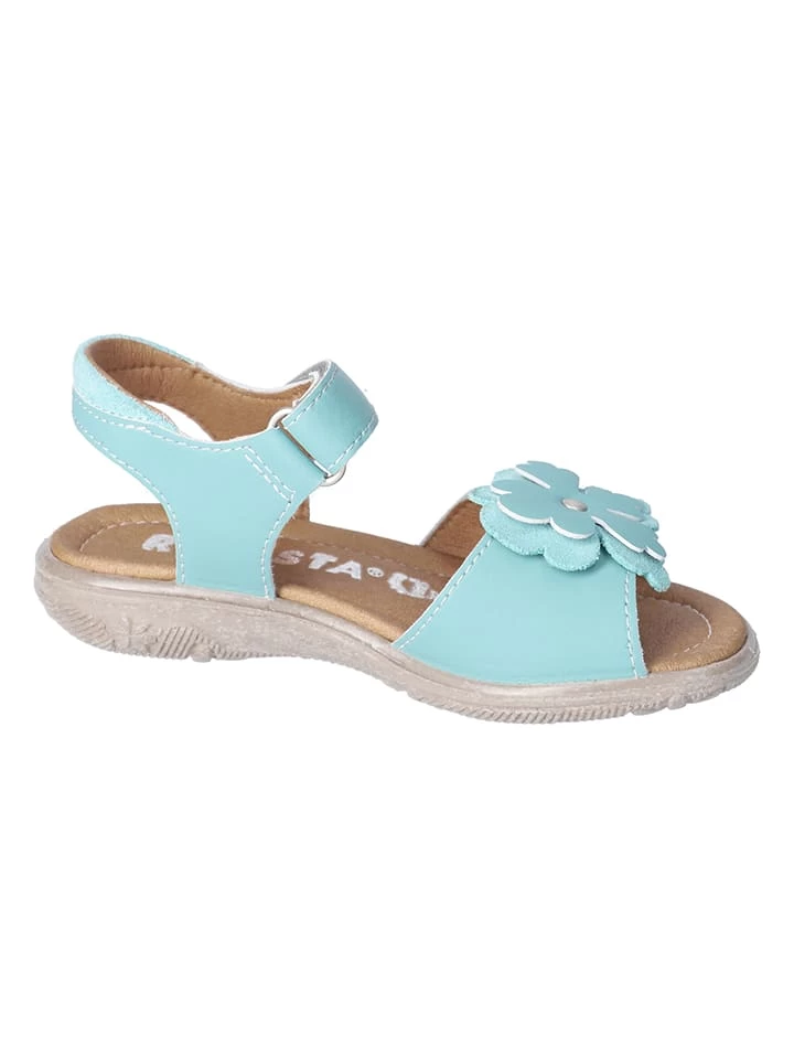 Ricosta Leder-Sandalen "Mary" In Türkis 2 Ricosta Leder-Sandalen "Mary" In Türkis – Bild 2