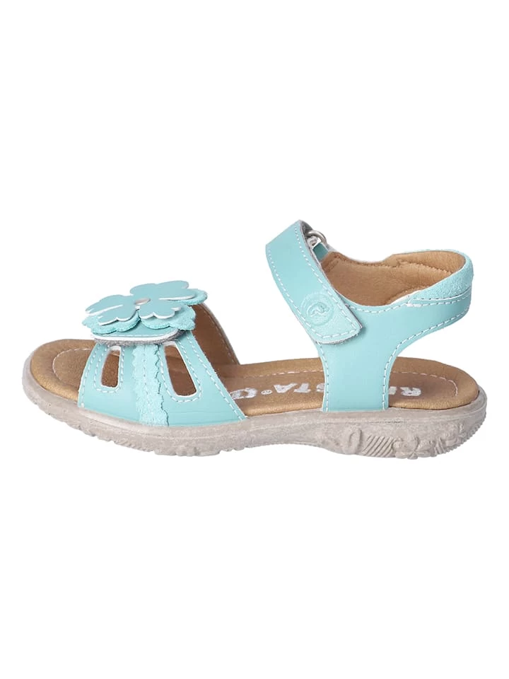 Ricosta Leder-Sandalen "Mary" In Türkis 1 Ricosta Leder-Sandalen "Mary" In Türkis