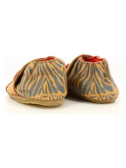 ROBEEZ Leder-Krabbelschuhe "Awesome Tiger" In Orange -Günstiges Schuh Himmel Geschäft robeez leder krabbelschuhe awesome tiger in orange 5